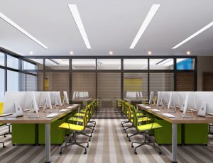 17-办公室MAX模型/办公大厅场景模型