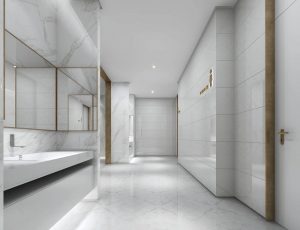 35-酒店卫生间MAX模型/公共卫生间场景模型