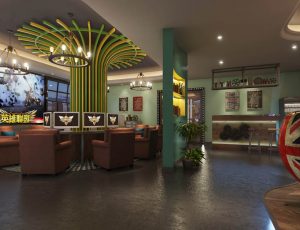 06-网吧/网咖MAX模型/公装工装网吧/网咖场景模型