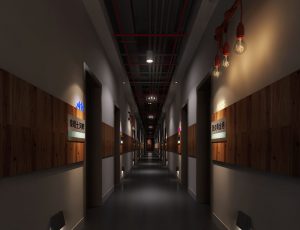 11-走廊/电梯间MAX模型/过道/电梯间场景模型