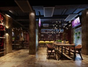 02-酒吧MAX模型/公装工装KTV酒吧场景模型