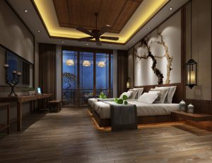 44-酒店客房/单间标间MAX模型酒店客房/单间标间场景模型