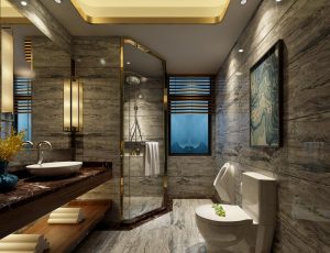 05-酒店卫生间MAX模型/公共卫生间场景模型