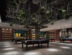 72-餐厅/自助餐厅/火锅店/MAX模型餐厅/自助餐厅/火锅店场景模型