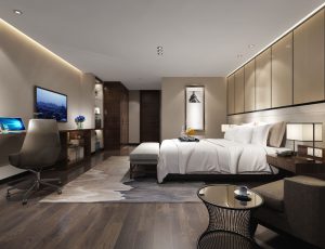 78-酒店客房/单间标间MAX模型酒店客房/单间标间场景模型