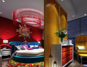 87-酒店客房/单间标间MAX模型酒店客房/单间标间场景模型