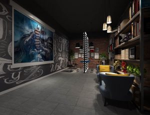 44-庭院/吧台/大厅/其他MAX模型场景模型