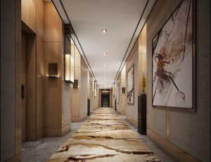 42-走廊/电梯间MAX模型/过道/电梯间场景模型