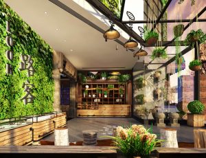 06-庭院/吧台/大厅/其他MAX模型场景模型