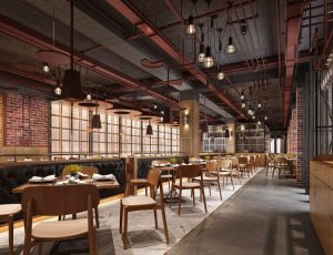 65-餐厅/自助餐厅/火锅店/MAX模型餐厅/自助餐厅/火锅店场景模型