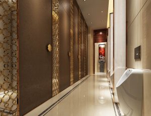 20-酒店卫生间MAX模型/公共卫生间场景模型