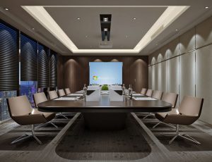 06-会议室/培训室MAX模型/开会培训室场景模型