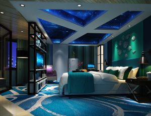 80-酒店客房/单间标间MAX模型酒店客房/单间标间场景模型