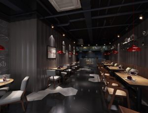 22-餐厅/自助餐厅/火锅店/MAX模型餐厅/自助餐厅/火锅店场景模型