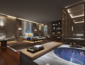 95-酒店客房/单间标间MAX模型酒店客房/单间标间场景模型