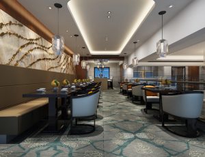 09-餐厅/自助餐厅/火锅店/MAX模型餐厅/自助餐厅/火锅店场景模型