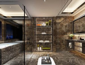 29-酒店卫生间MAX模型/公共卫生间场景模型