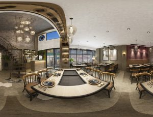 67-餐厅/自助餐厅/火锅店/MAX模型餐厅/自助餐厅/火锅店场景模型