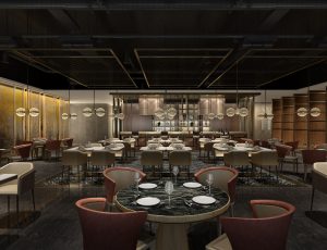 95-餐厅/自助餐厅/火锅店/MAX模型餐厅/自助餐厅/火锅店场景模型