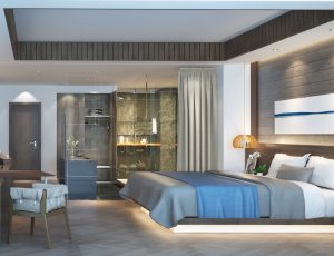 49-酒店客房/单间标间MAX模型酒店客房/单间标间场景模型