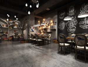 12-餐厅/自助餐厅/火锅店/MAX模型餐厅/自助餐厅/火锅店场景模型