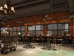 07-酒吧MAX模型/公装工装KTV酒吧场景模型