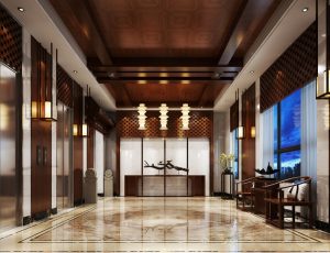 23-走廊/电梯间MAX模型/过道/电梯间场景模型