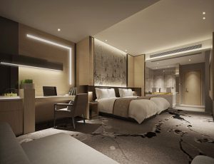 63-酒店客房/单间标间MAX模型酒店客房/单间标间场景模型