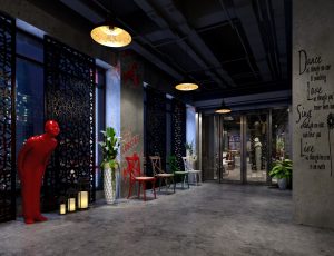 01-走廊/电梯间MAX模型/过道/电梯间场景模型