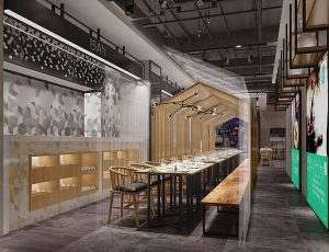 80-餐厅/自助餐厅/火锅店/MAX模型餐厅/自助餐厅/火锅店场景模型