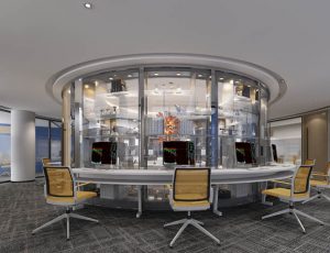 41-办公室MAX模型/办公大厅场景模型