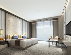 28-酒店客房/单间标间MAX模型酒店客房/单间标间场景模型