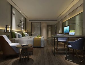 76-酒店客房/单间标间MAX模型酒店客房/单间标间场景模型