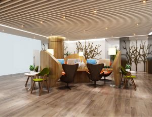 15-办公室MAX模型/办公大厅场景模型