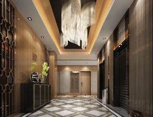 33-走廊/电梯间MAX模型/过道/电梯间场景模型