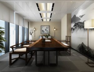 19-会议室/培训室MAX模型/开会培训室场景模型