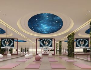 08-健身房MAX模型/健身房场景模型