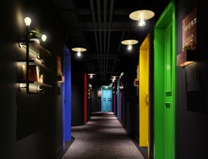 12-走廊/电梯间MAX模型/过道/电梯间场景模型