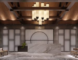 67-前台/服务台/接待台MAX模型前台/服务台场景模型