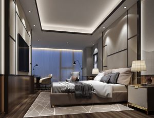 99-酒店客房/单间标间MAX模型酒店客房/单间标间场景模型