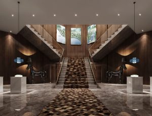 15-走廊/电梯间MAX模型/过道/电梯间场景模型