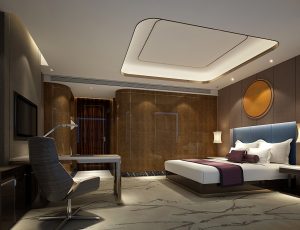 12-酒店客房/单间标间MAX模型酒店客房/单间标间场景模型