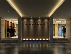 27-走廊/电梯间MAX模型/过道/电梯间场景模型