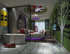 34-酒店客房/单间标间MAX模型酒店客房/单间标间场景模型