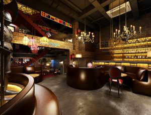 08-酒吧MAX模型/公装工装KTV酒吧场景模型