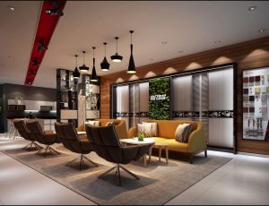 12-办公室MAX模型/办公大厅场景模型