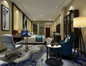 37-酒店客房/单间标间MAX模型酒店客房/单间标间场景模型