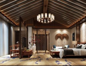 24-酒店客房/单间标间MAX模型酒店客房/单间标间场景模型