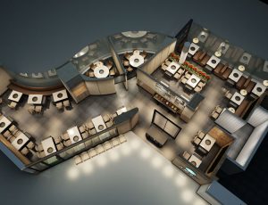 39-餐厅/自助餐厅/火锅店/MAX模型餐厅/自助餐厅/火锅店场景模型