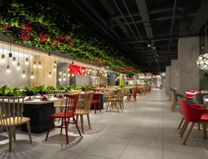 16-餐厅/自助餐厅/火锅店/MAX模型餐厅/自助餐厅/火锅店场景模型